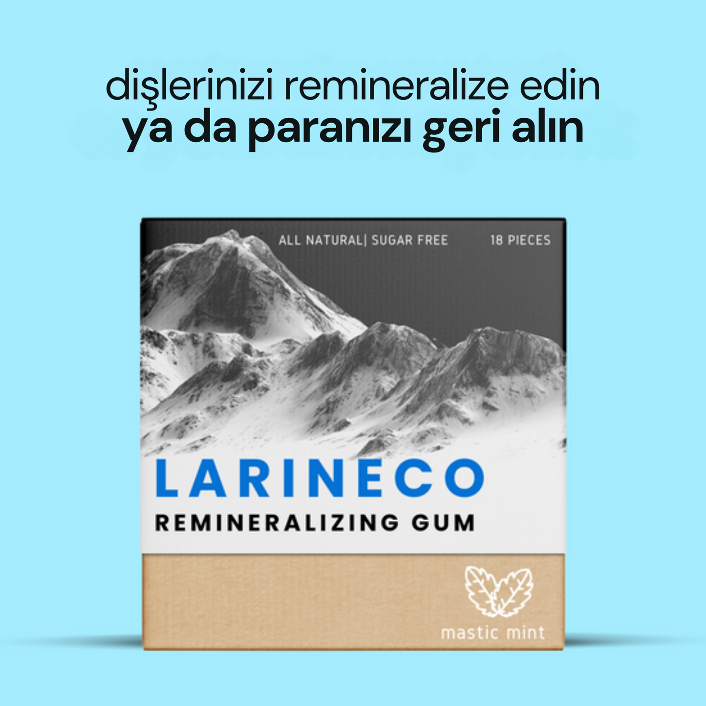 LARINECO® Mine Güçlendirci Diş Beyazlatan Sakız